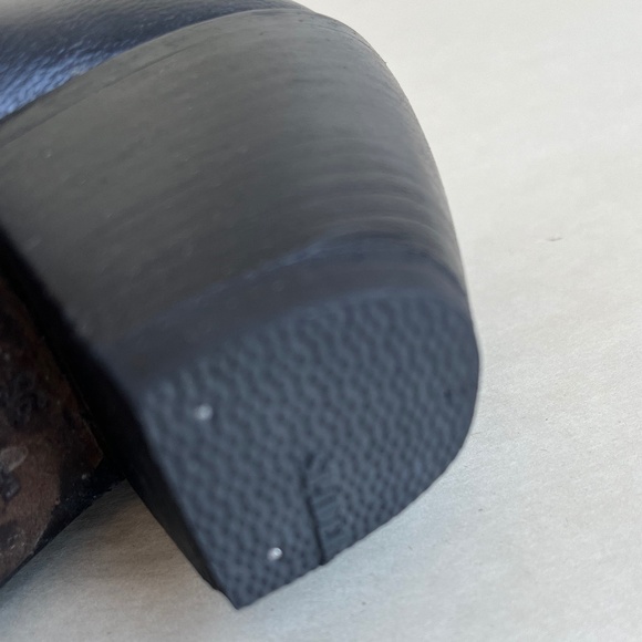 Vittorio Virgili Black Leather Cowboy style Stitching Knee Embordered Boots 6 - Picture 13 of 14